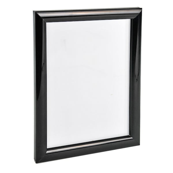 Wall Mount Plastic Snap Poster Frame 8.5'' x 11'' Portrait/Landscape Sign Holder Frame, 4PK